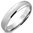 5mm | Stainless Steel Engravable Comfort Fit Half-Round Wedding Band Ring