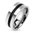 Black Line Centered Stainless Steel Band Ring