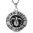 Stainless Steel 2-tone United States Air Force Military Medallion Medal Biker Pendant